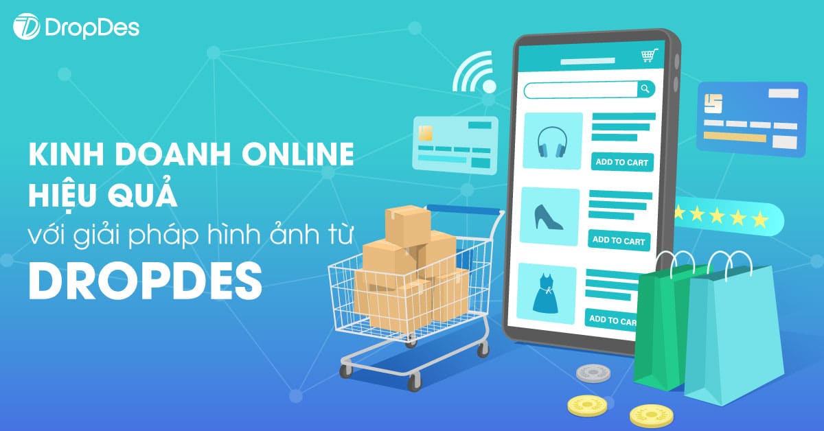kinh doanh online voi giai phap hinh anh dropdes